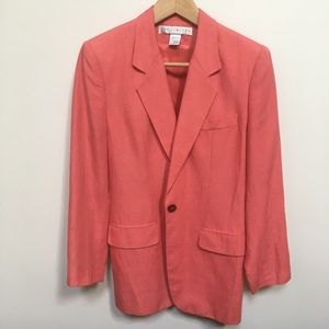 Vintage 'The Limited' Long Coral Blazer XS
